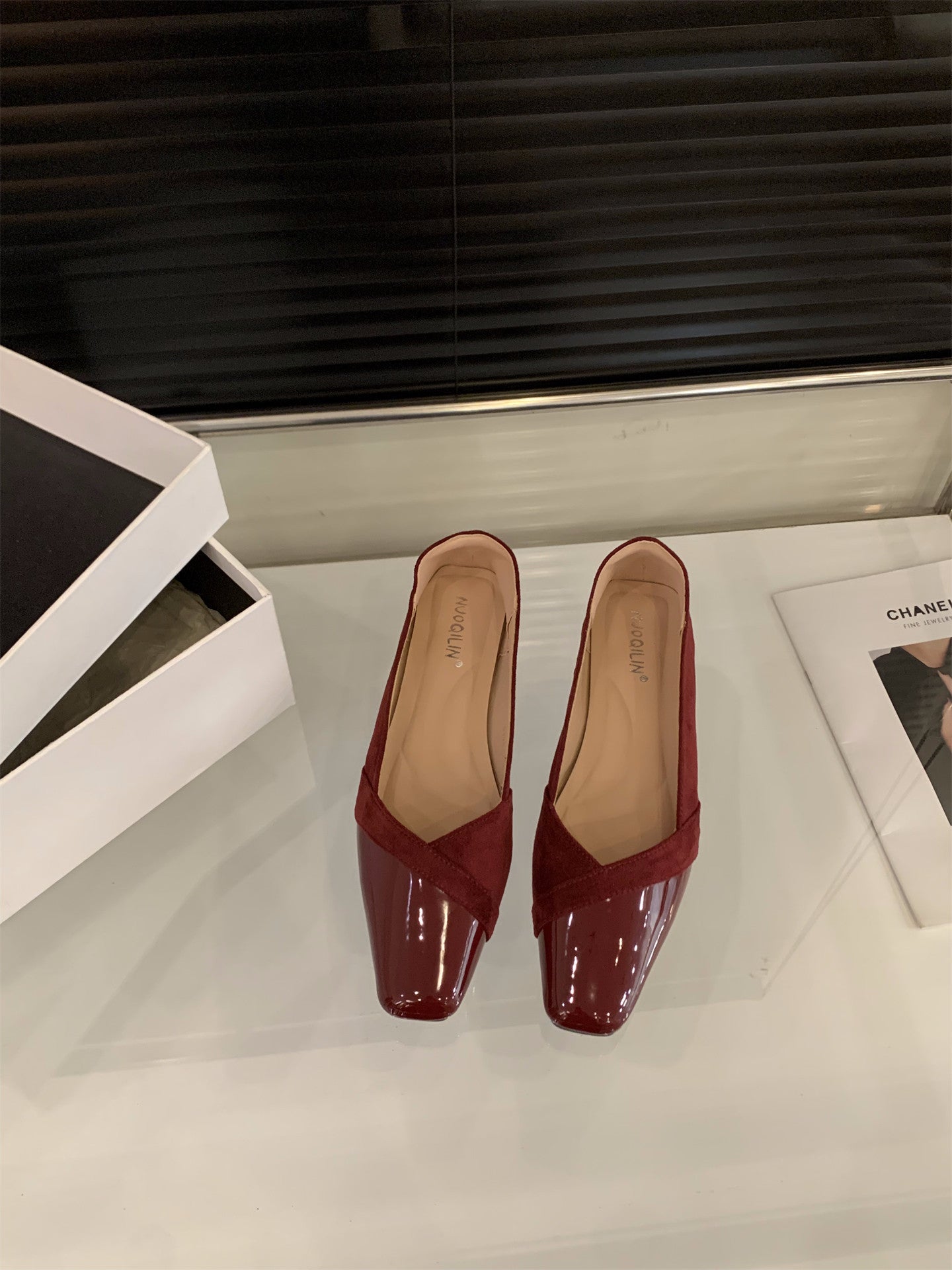 Damenschuhe Stiefeletten Elegante Glänzend Komfortabel
