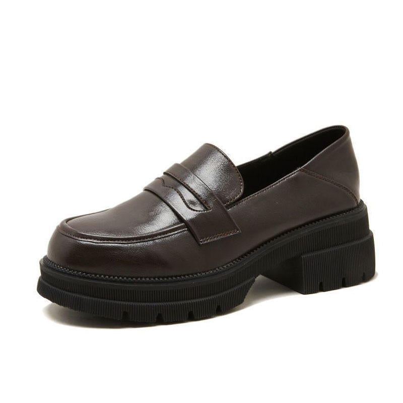 Damen Loafer aus Leder Elegante Bequem Heidi Mode