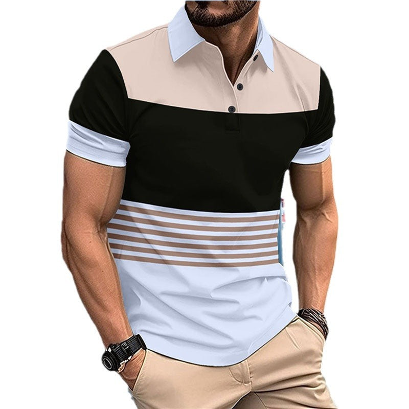 Herren Poloshirt Elegantes Kurzarm-Shirt