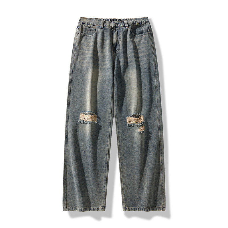 Herren Jeans Distressed Lässig Berlin Style