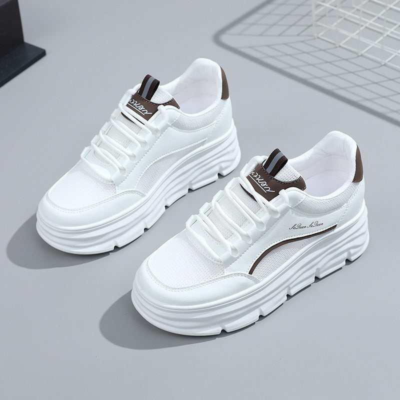 Damen Sneaker Plattform Schuhe Bequem Flexibel