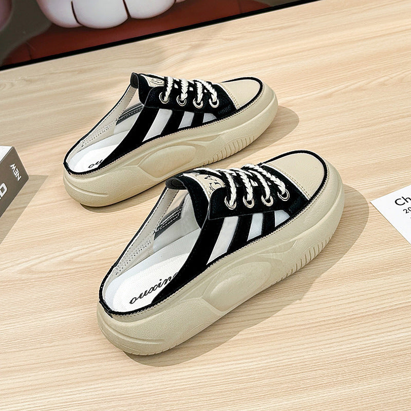 Damen Sneaker Slingback Lässig atmungsaktiv Rutschfest