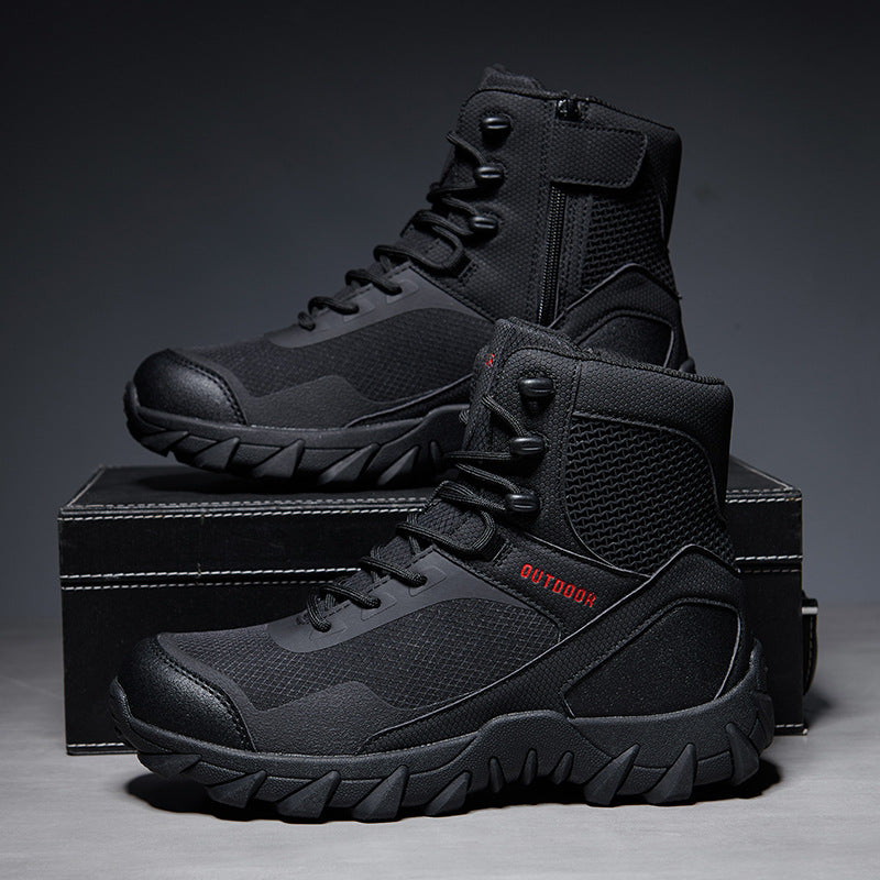 Herren Tactical Stiefel Strapazierfähig Rutschfest Outdoor