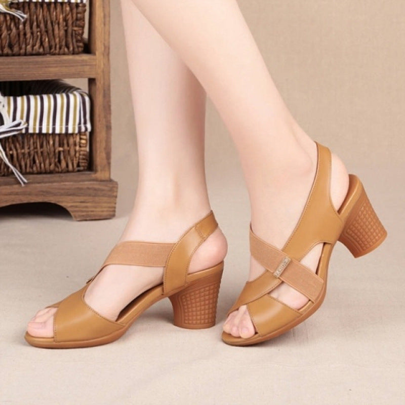 Damen Sandalen Riemchen Komfortabel Elegant Hochzeitsschuhe