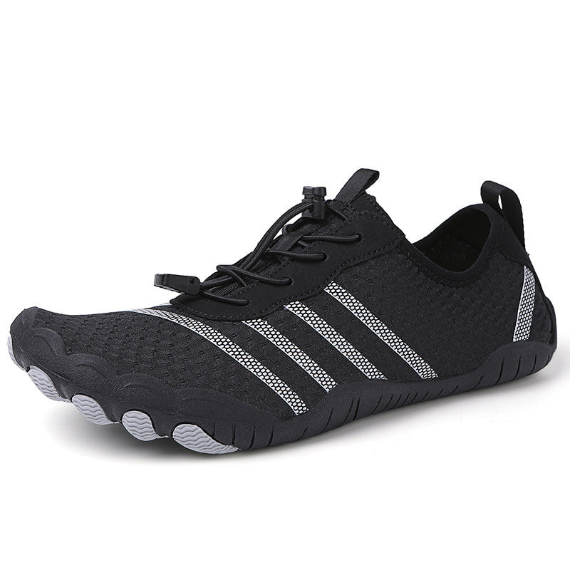 Damen Badeschuhe Sportlich Schnellschnürsystem Wasser Schuhe