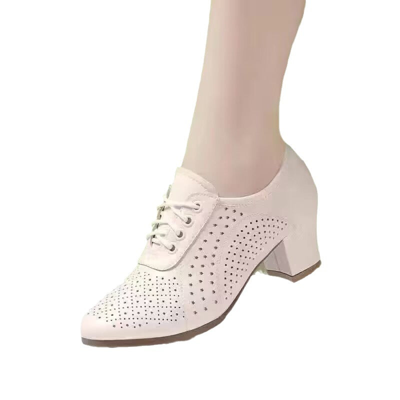 Damen Halbschuhe Atmungsaktiv Elegante Lochdesign Sneaker