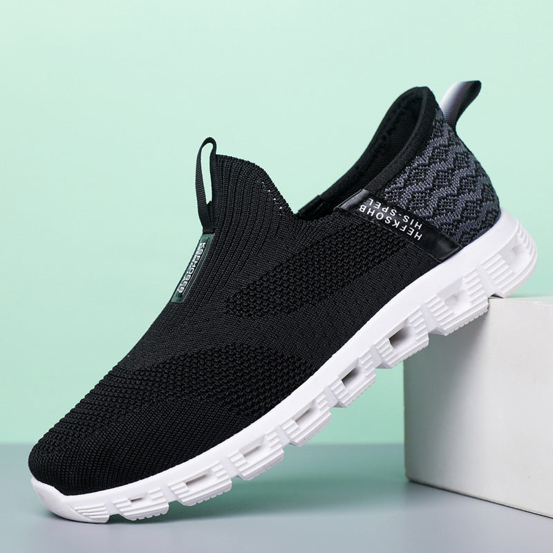 Damen Sneaker Bequem atmungsaktiv Slip-On Schuhe Sportlich