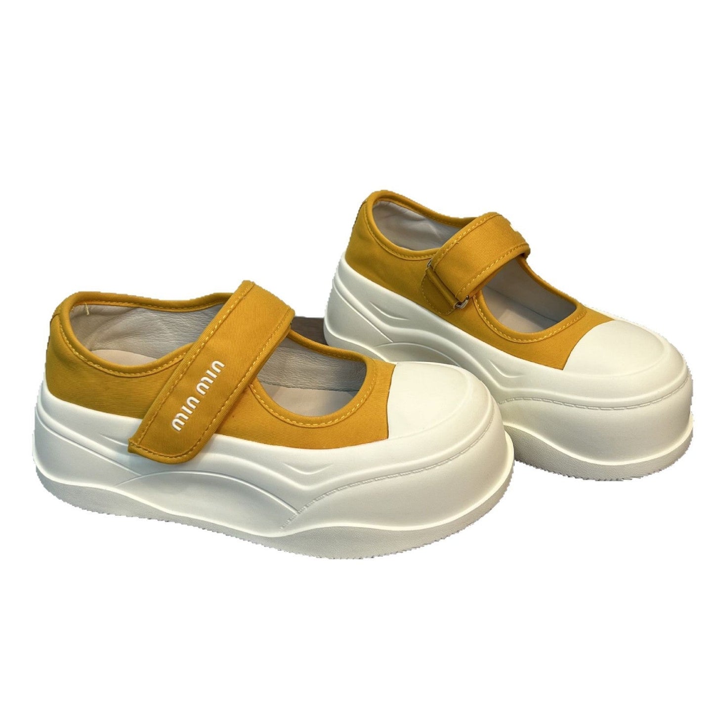 Damen Sneaker Sportlich Slip-On mit Klettverschluss