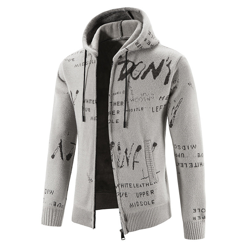 Herren Kapuzenjacke Modern mit coolen Prints
