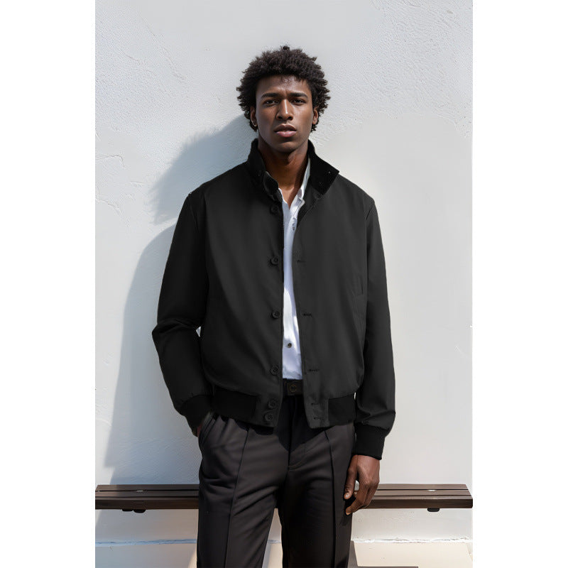 Herren Übergangsjacke Leicht Wasserabweisend Modern