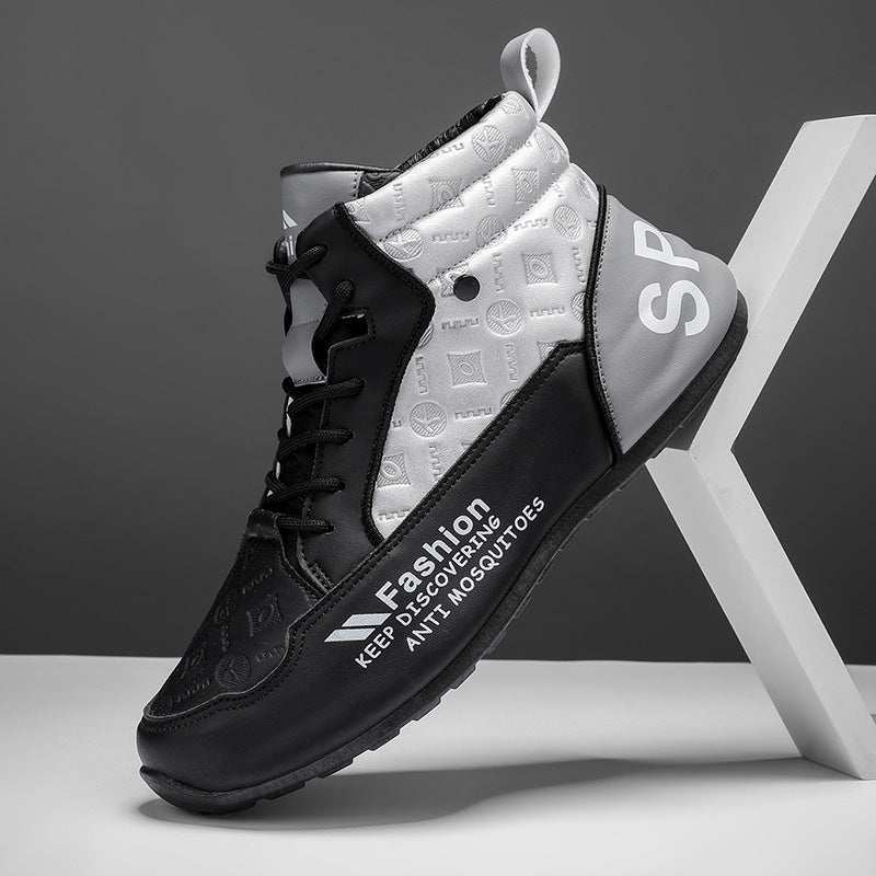 Damen Sneaker Hoch Atmungsaktiv Rutschfest