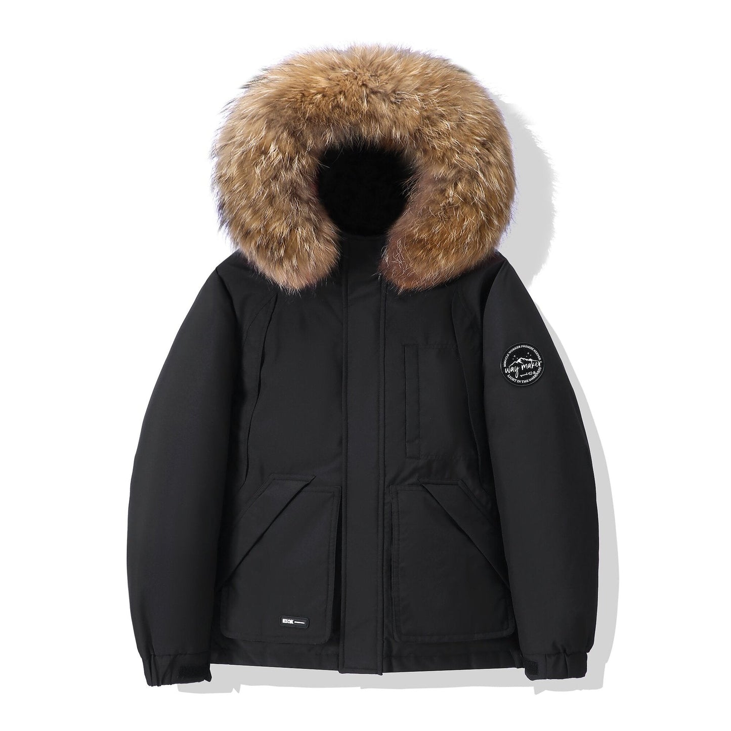 Herren Daunenjacke Winterfest Isoliert mit Kapuze