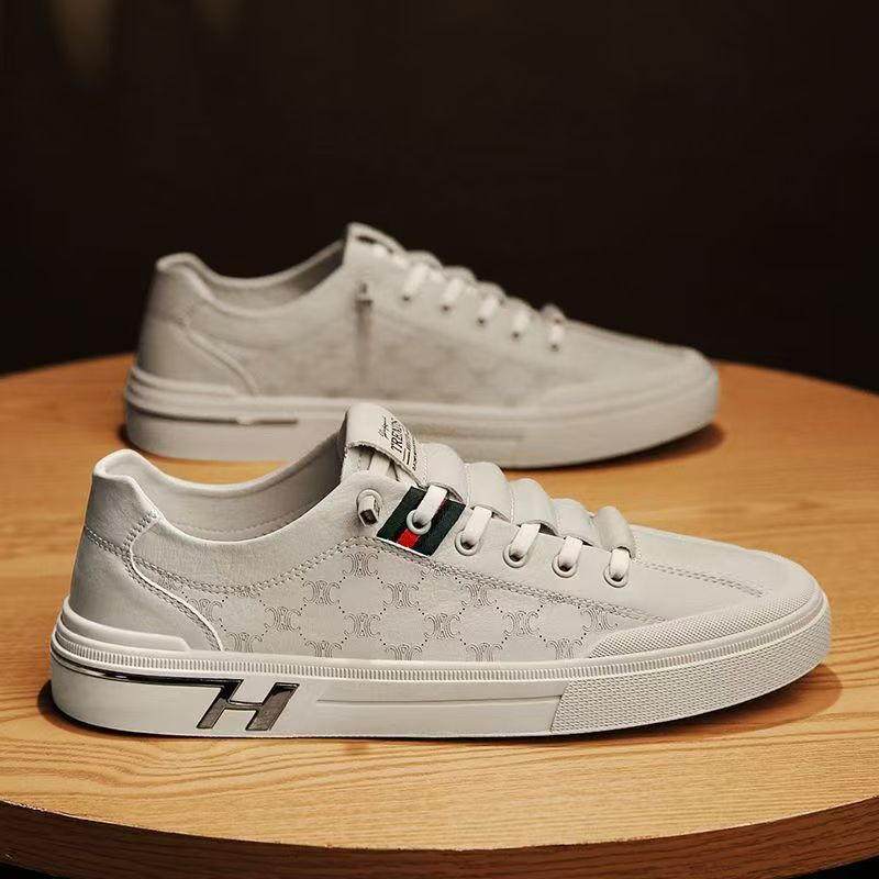 Damen Sneaker Modisch Prägungsmuster Schwarz