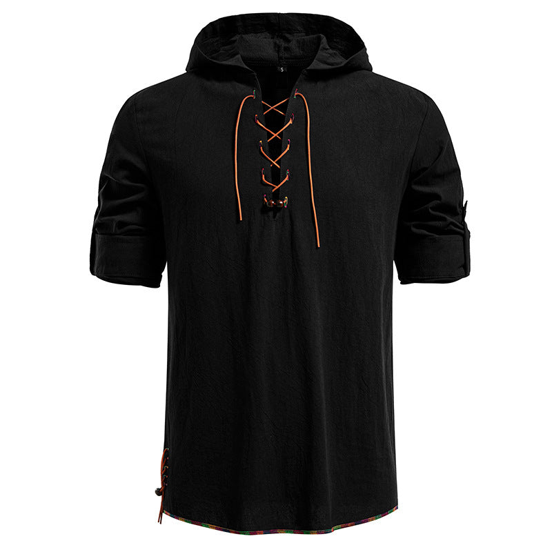 Herren Bluse Mit Schnürung Modern Berlin Style