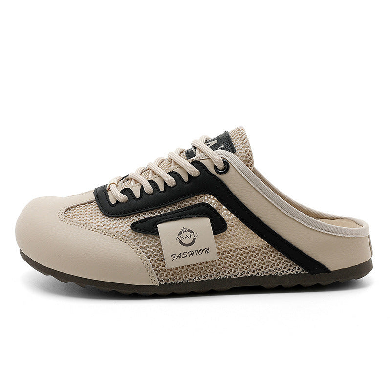 Damen Clogs Atmungsaktiv Bequem Halbhoch