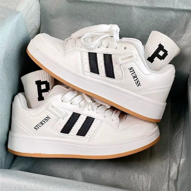 Damen Sneaker Retro Plimsolls mit Polsterung und Stylishem Design