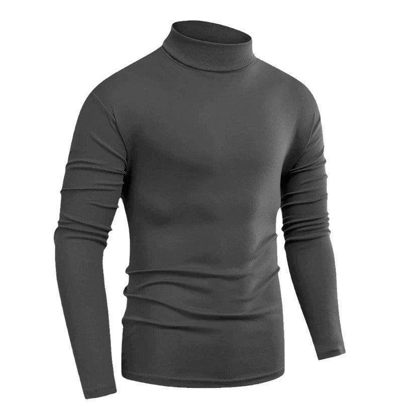 Elegantes Herren Polohemd Langarm Modern