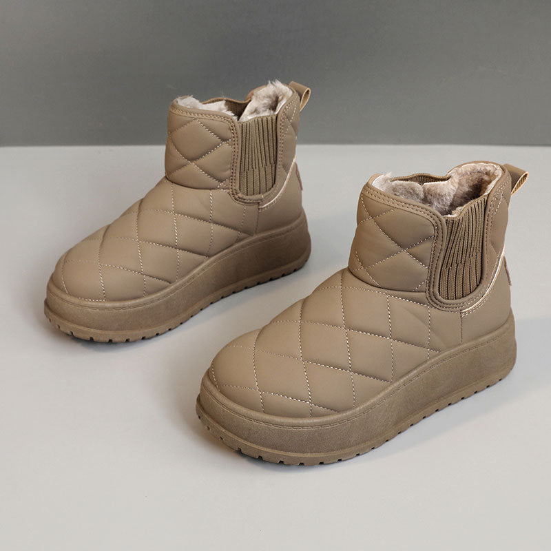 Damen Sneaker Warm Fleece Innenleben Rutschfest