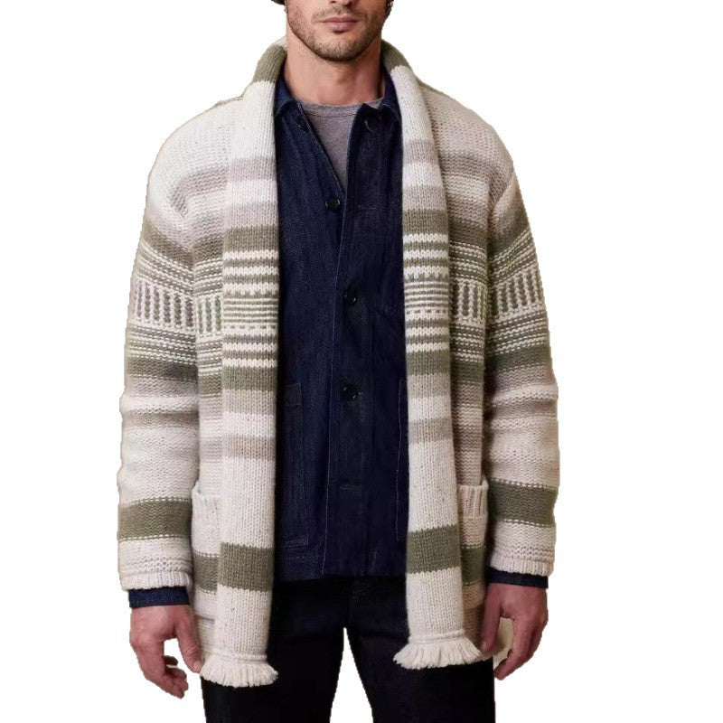 Herren Strickjacke Modern mit Taschen und Zeitlosem Design