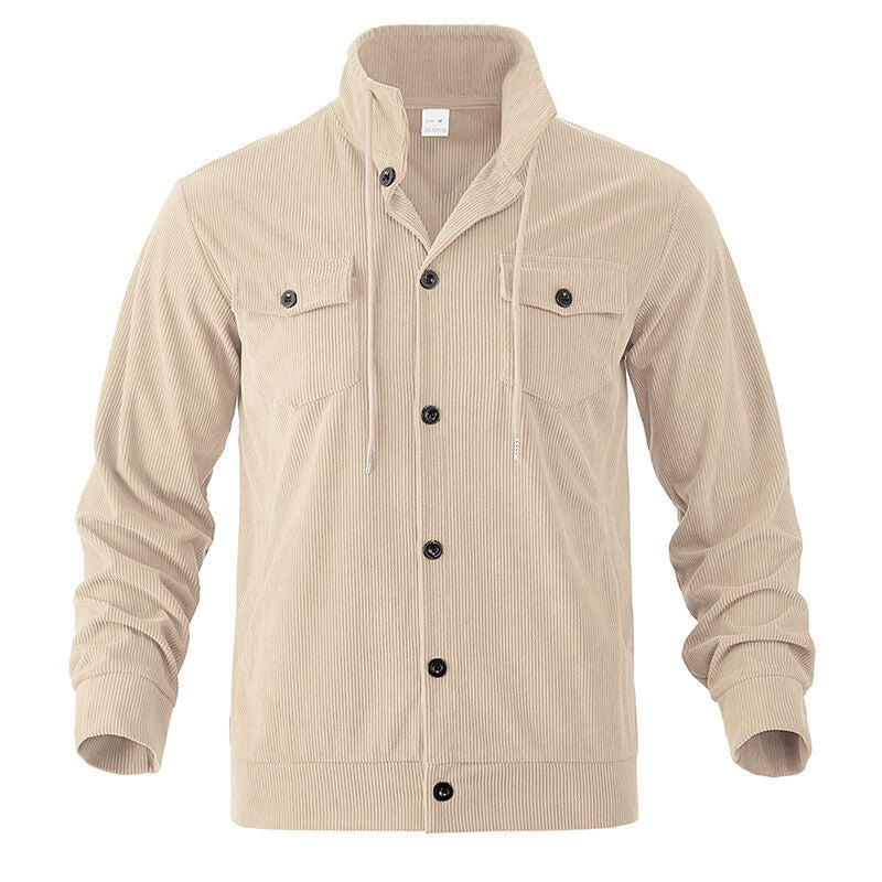 Herren Cordjacke Steppjacke Verstellbar Praktisch
