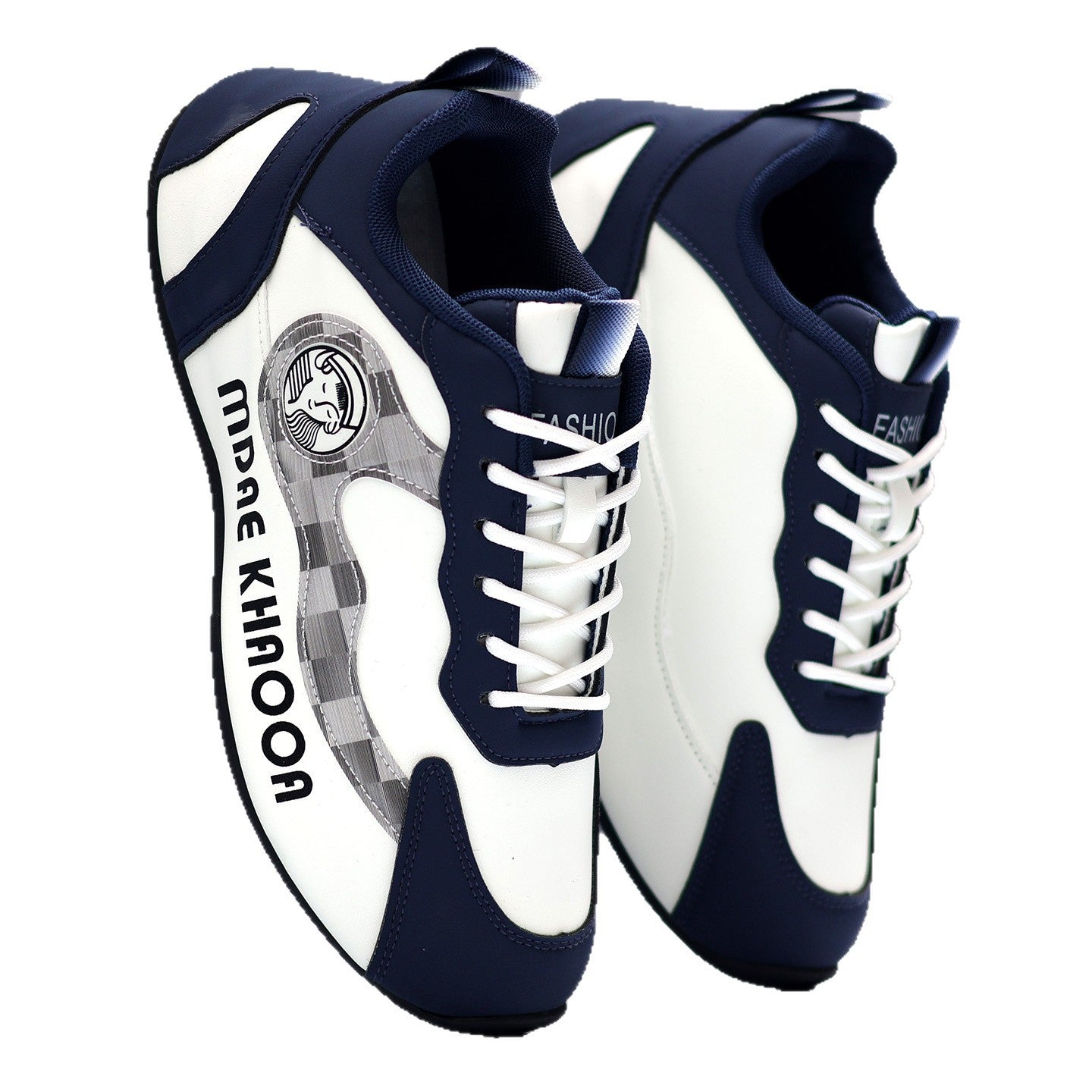 Damen Sneaker Sportlich Modisch Weiß