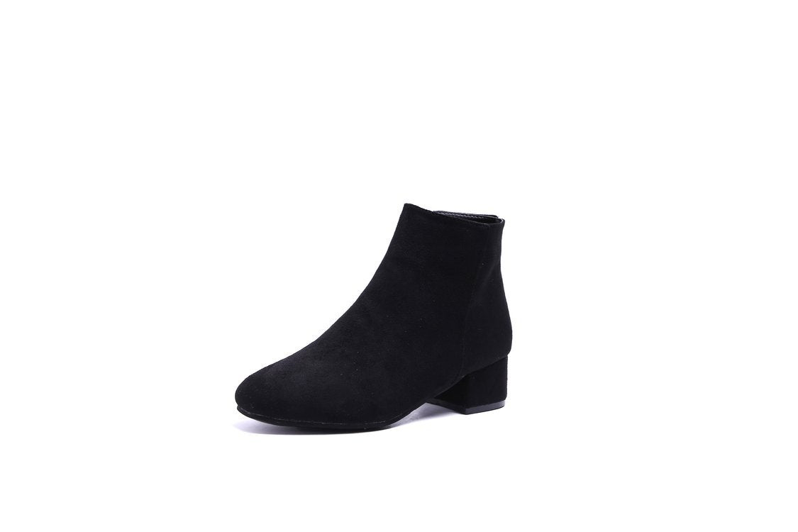 Damen Ankle Boots Komfortabel Modern Blockabsatz