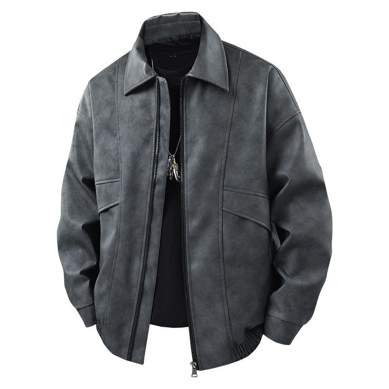 Herren Jacke Übergangsjacke Lässig VintageStyle Elastisch