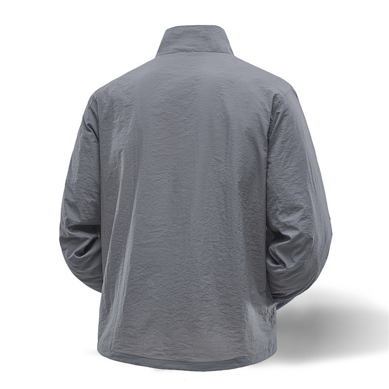 Herren Windjacke Reflektierend Leicht Wasserdicht