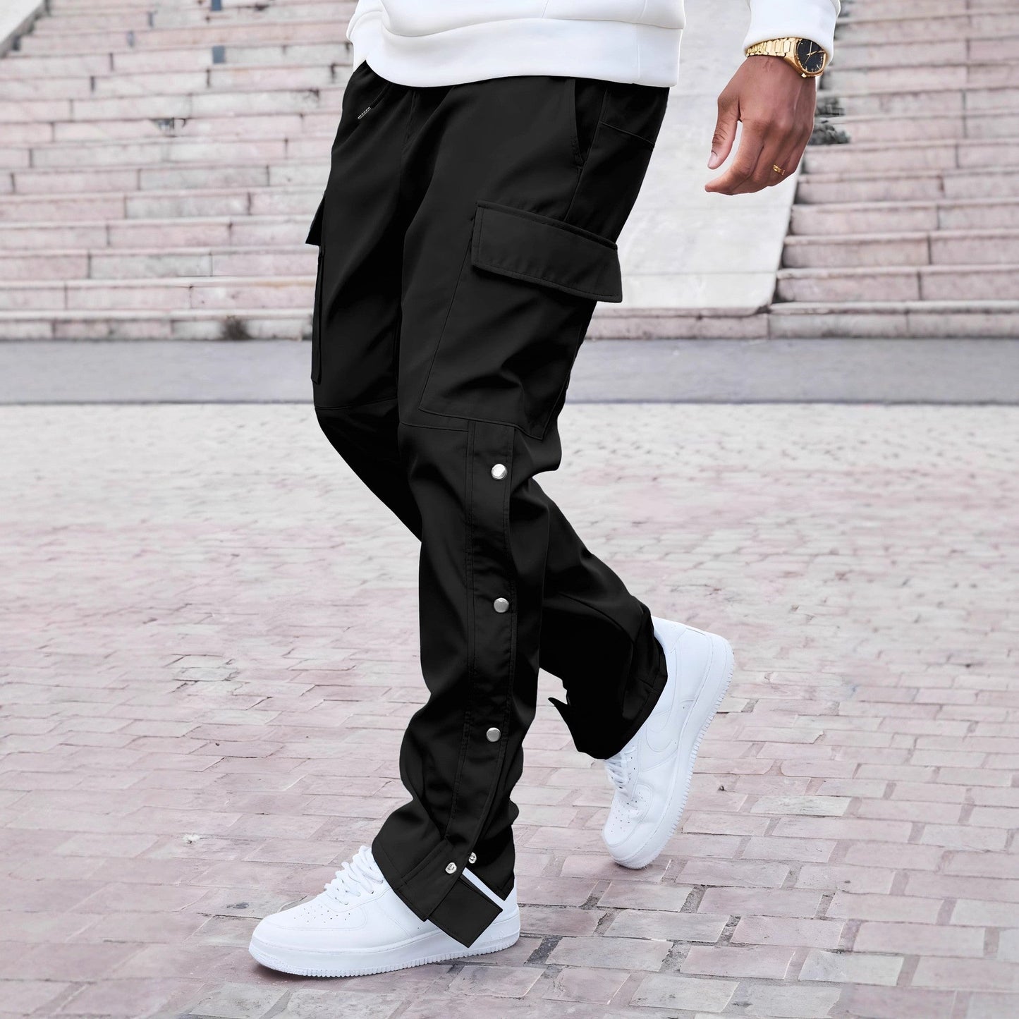 Herren Cargo-Hose Bequem Funktional Modern