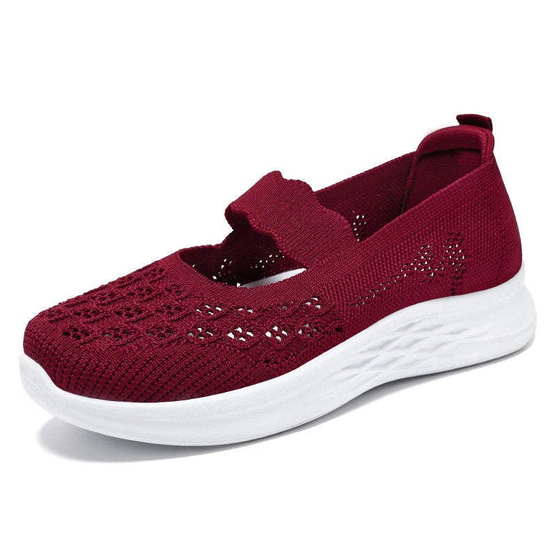 Damen Ballerinas Bequem mit Blumenmotiv Modern
