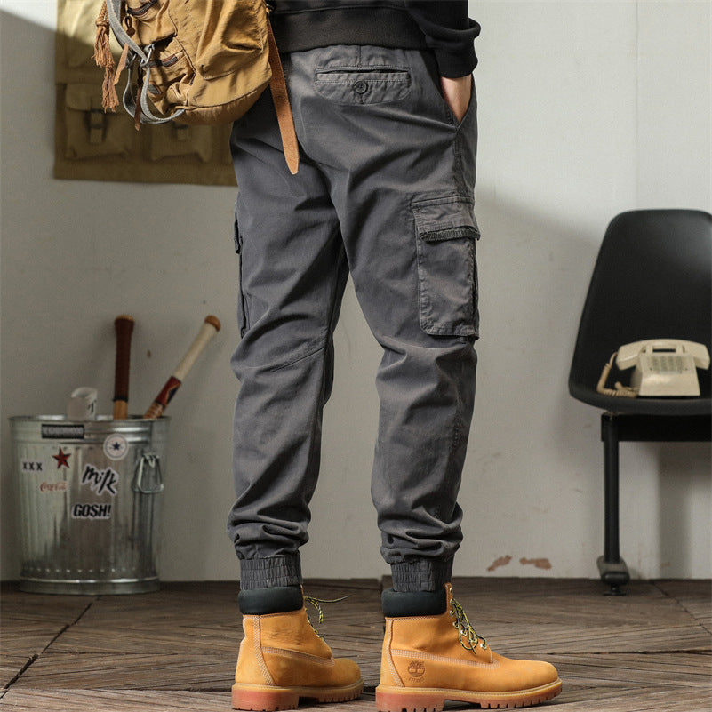 Herren Cargo-Hose Elegant mit Taschen Elastisch Modern