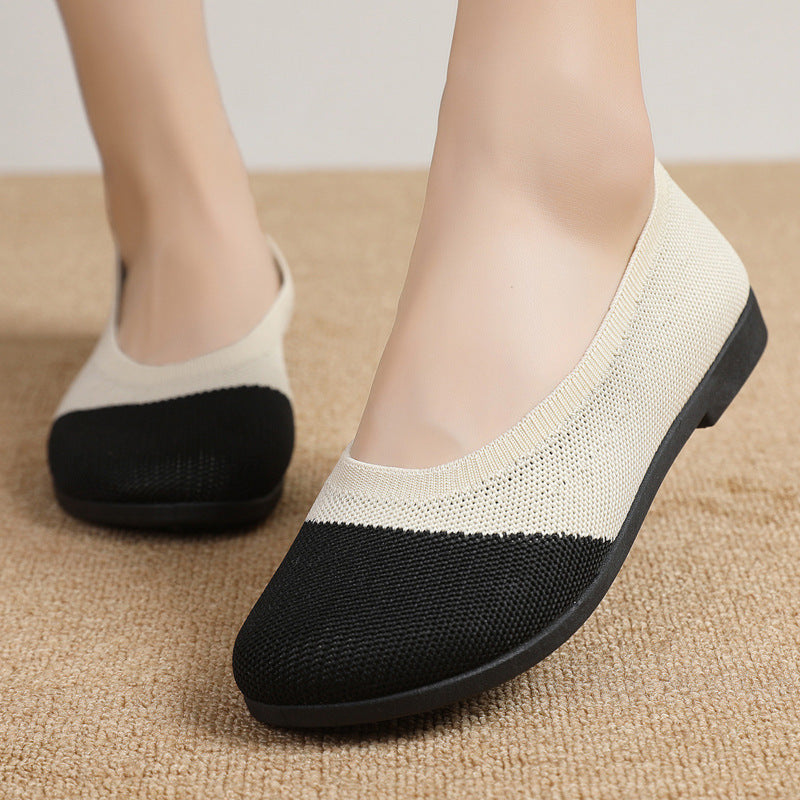 Damen Ballerinas Atmungsaktiv Komfortabel Schuhe