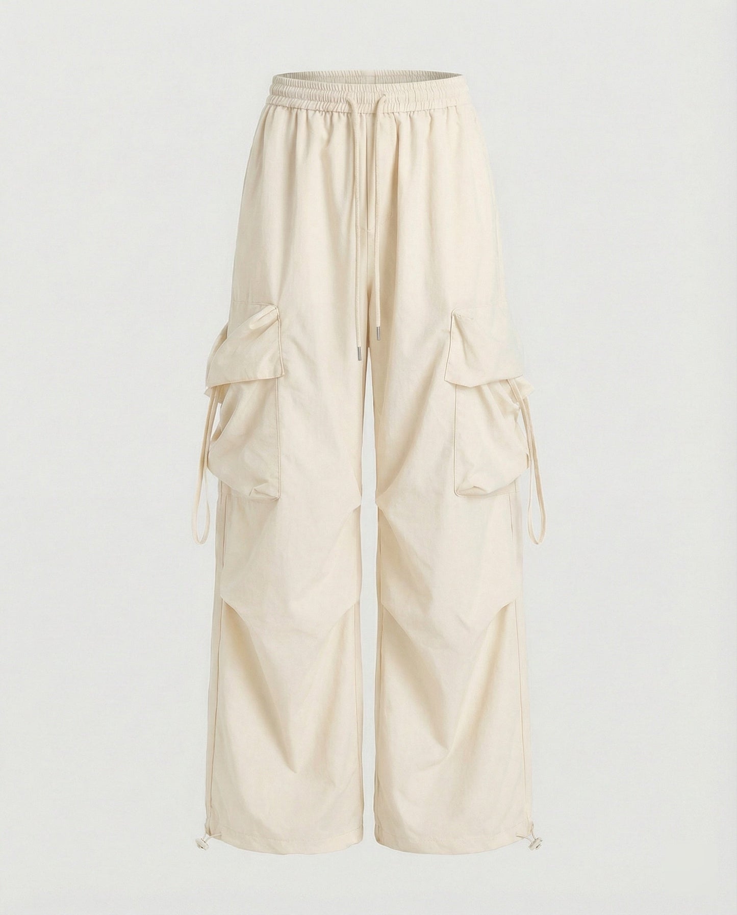 Damen Palazzo Hose Bequem Mit Taschen Hochwertig