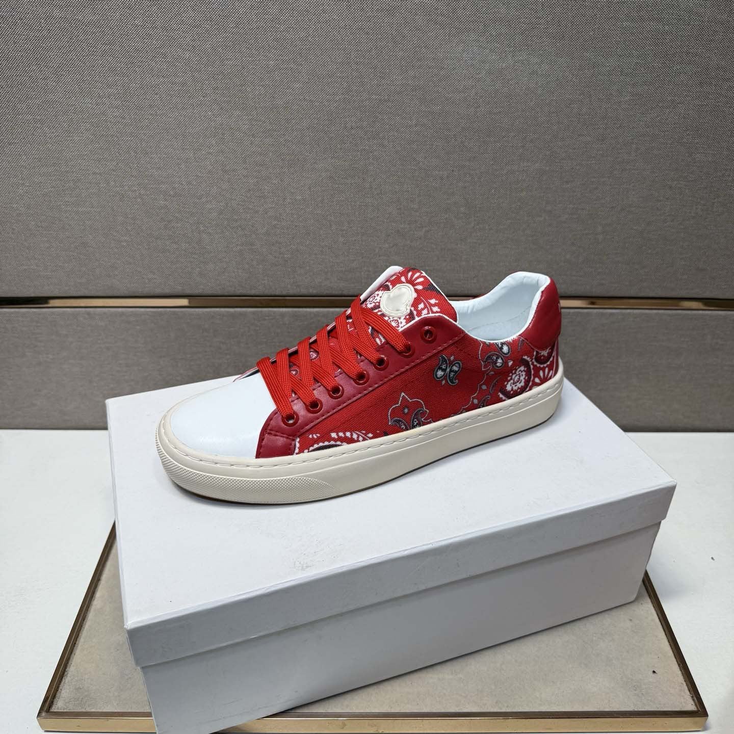Damen Sneaker Blumenmuster Weich Komfortabel