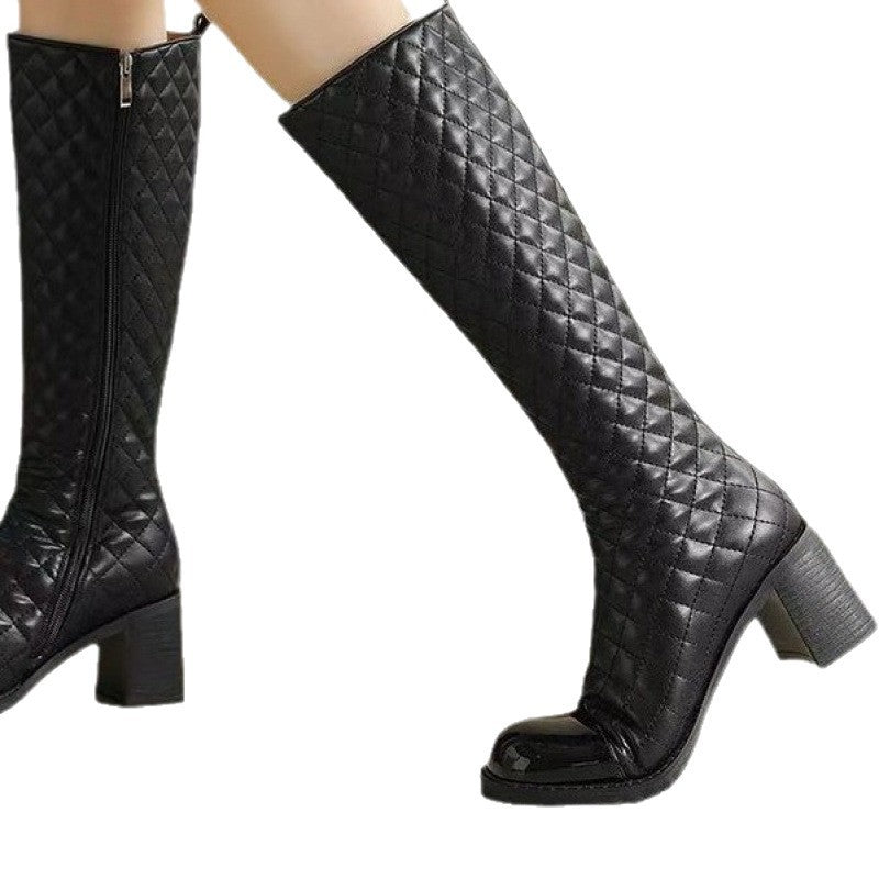 Damen Stiefeletten Elegant Steppmuster Schuhe Frauen