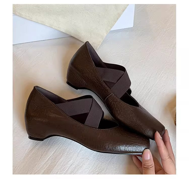 Damen Ballerinas Bequem Elegant Weich