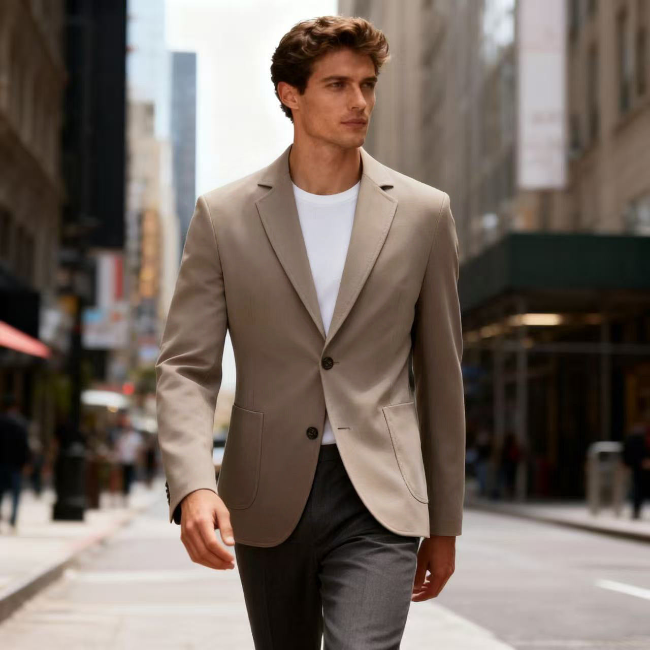 Herren Blazer Modern Regular Fit 2-Knopf-Modell