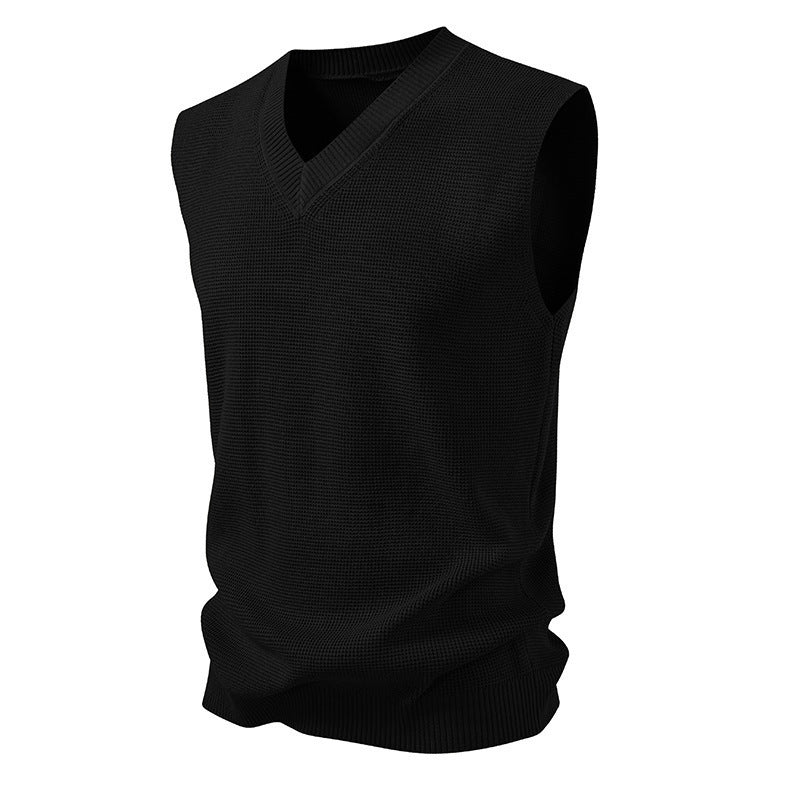 Herren Pullover Ärmelloser Strickpullover Trendig Modern