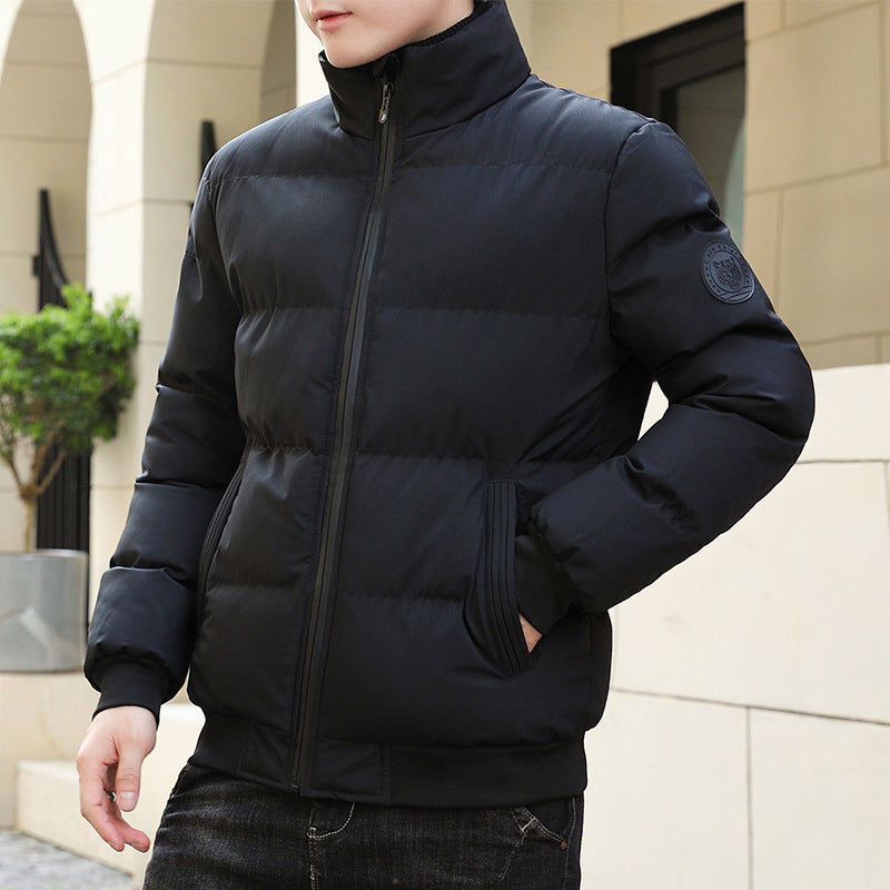 Herren Steppjacke Warm Modern mit Hochkragen