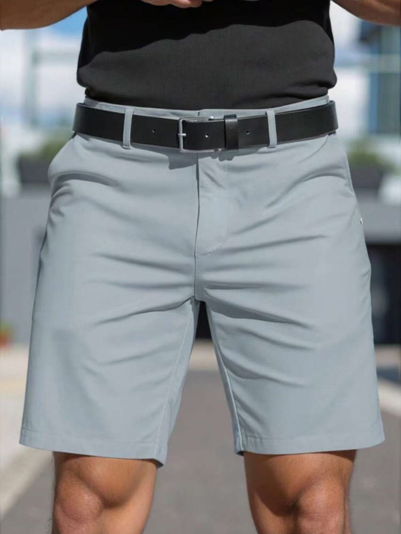 Herren Funktionsshorts Elastisch Praktisch Mit Taschen