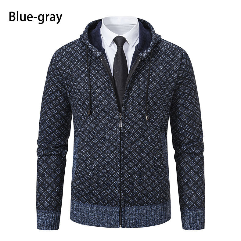 Herren Sweatjacke Kapuze Modern Trendig