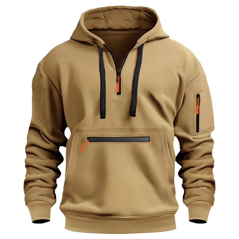 Funktionspullover Herren Sportlich Wasserabweisend