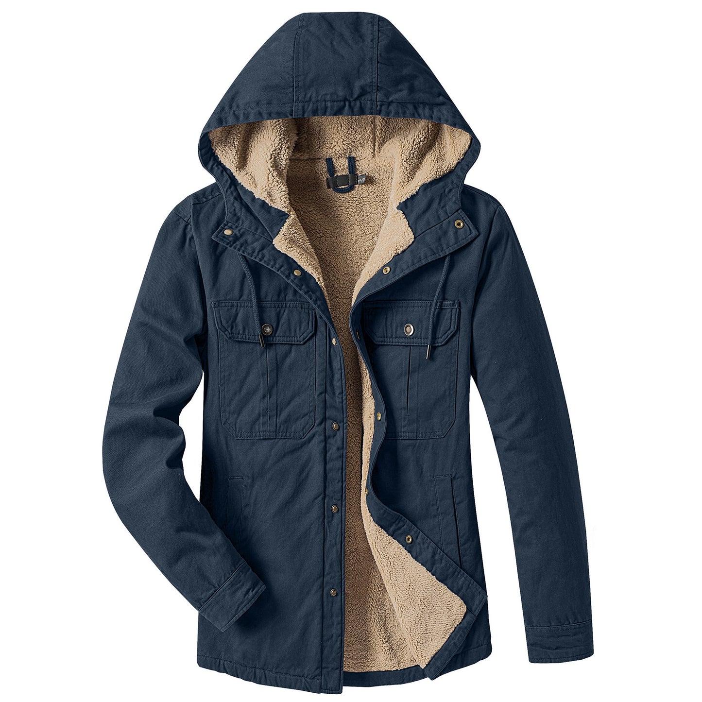 Herren Winterjacke Winddicht Warm Isoliert