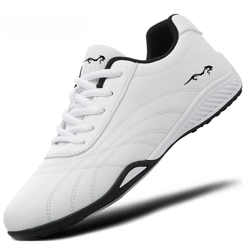 Herren Sportschuhe Leder Laufschuhe Komfortabel