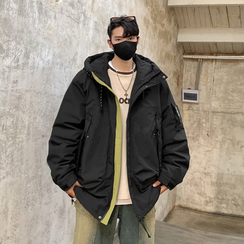 Herren Winterjacke Groß Oversized Warm