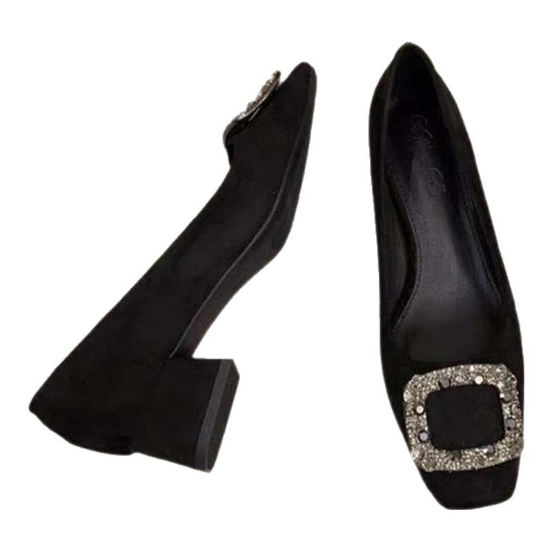Ballerinas Damen Glitzer Schuhe Elegant Spitze