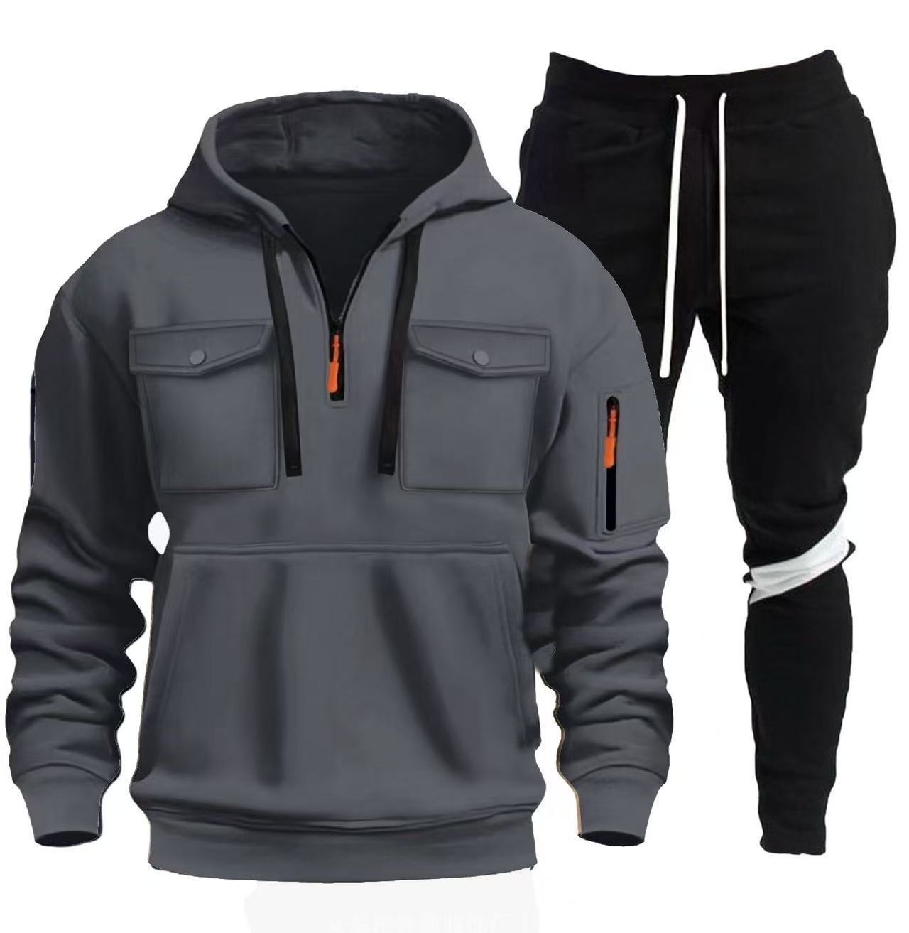 Herren Kapuzenjacke Sportlich mit Sporthose