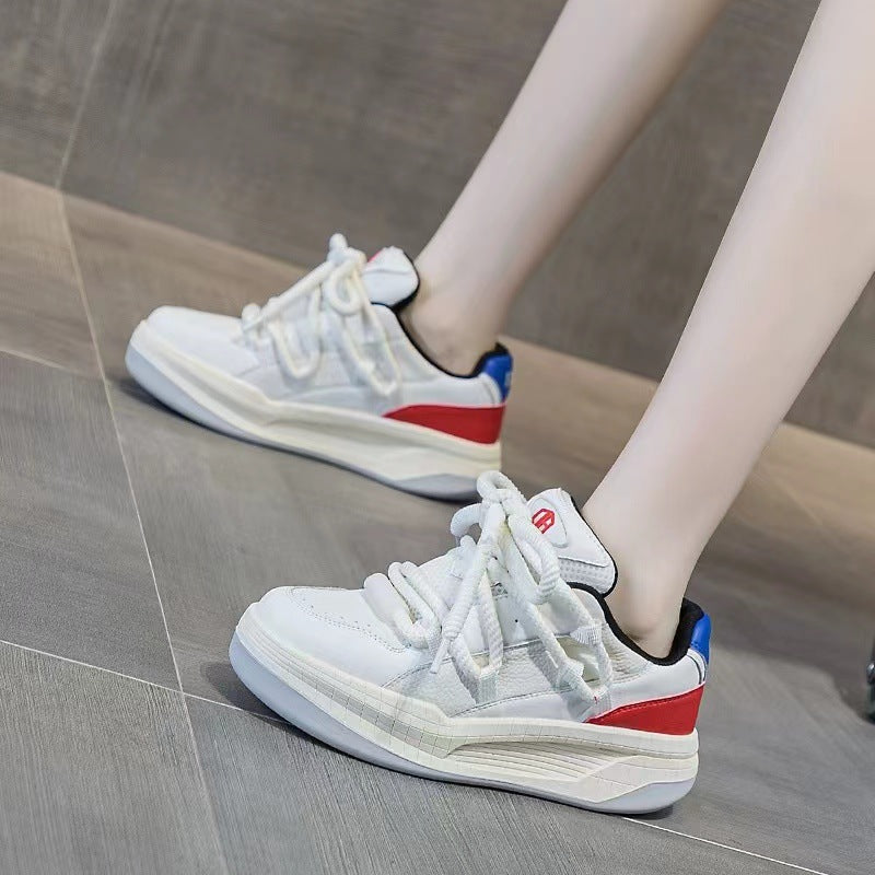 Damen Sneaker Sportlich High-Top Atmungsaktiv Rutschfest