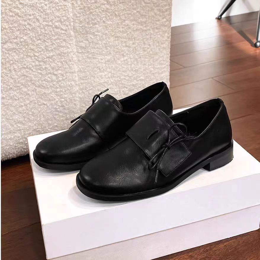 Damen Schnürschuhe Bequem Elegant Schnalle Schwarz