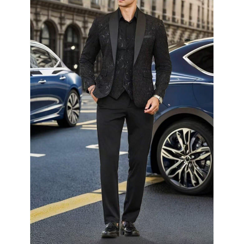 Herren Blazer Smoking Elegant mit Muster Berlin Style